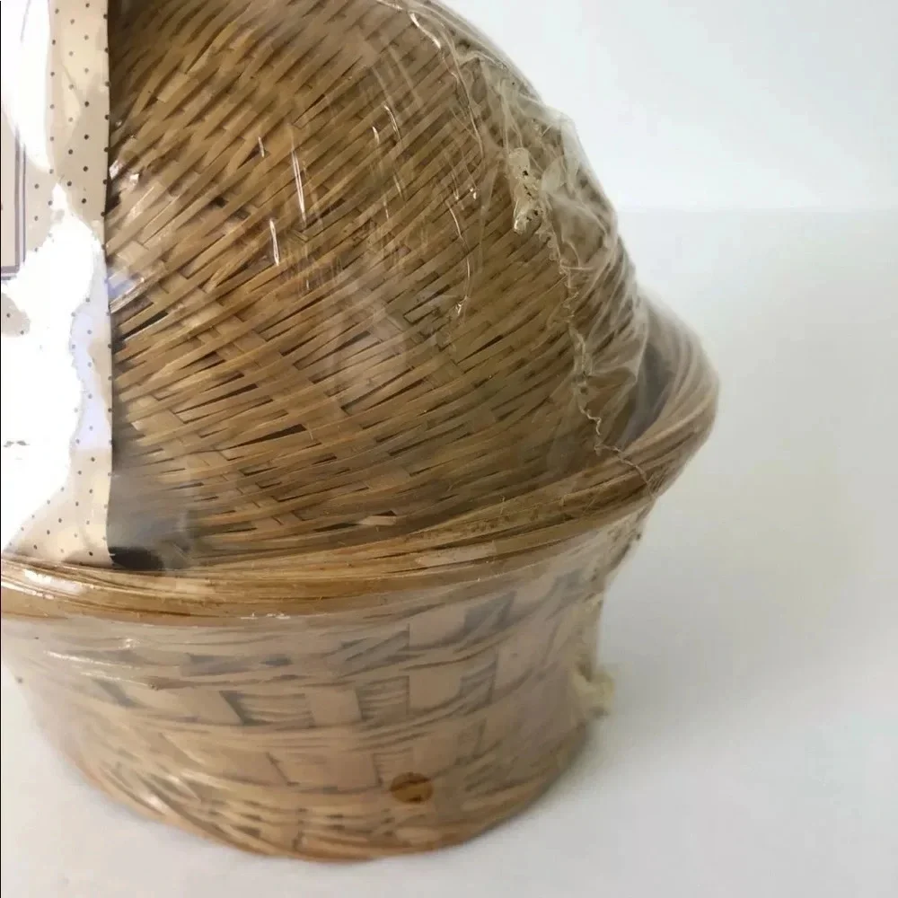 Vintage 1982 Paul‎ Marshall Figural Rabbit Basket